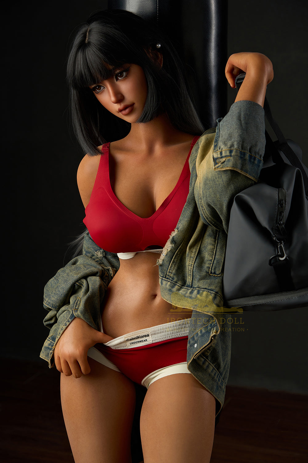 Real Lady 161cm Amarylis S14 Full Silicone Sex Doll Dark Tanned Silicone Adult Love Doll