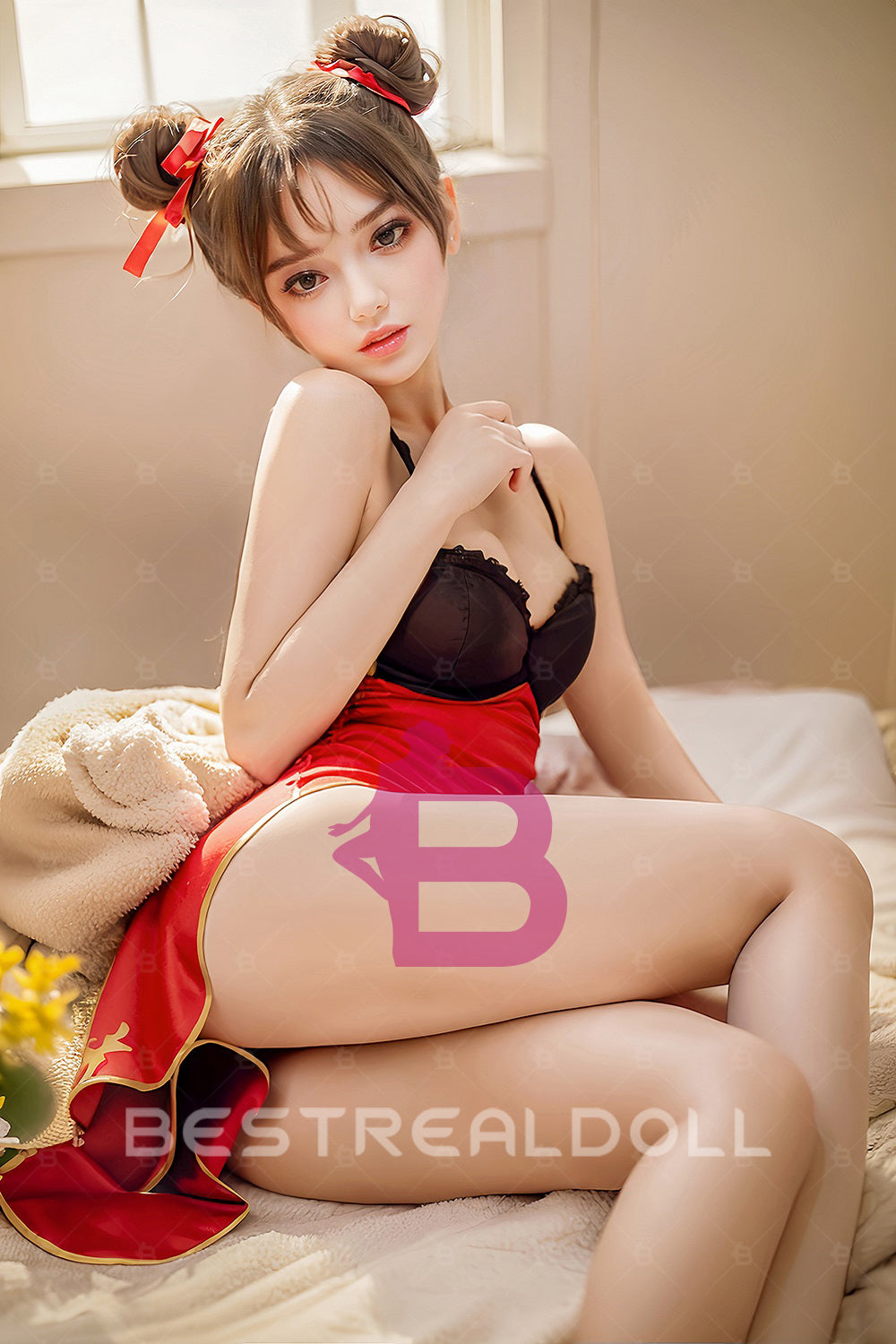 US Stock - Carrie Plus 150cm #144 Realistic Adult Love Doll Small Breasts Carrie TPE Sex Doll