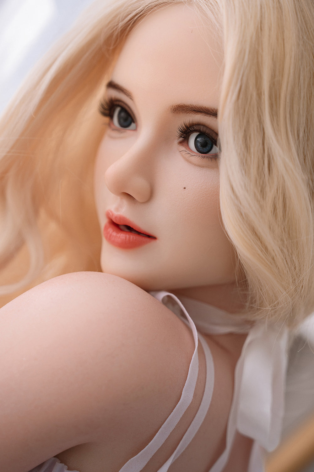 Ava 150cm Full Silicone ROS Head Sex Doll M35 Realistic Adult Oral Sex Blonde Cute Love Doll