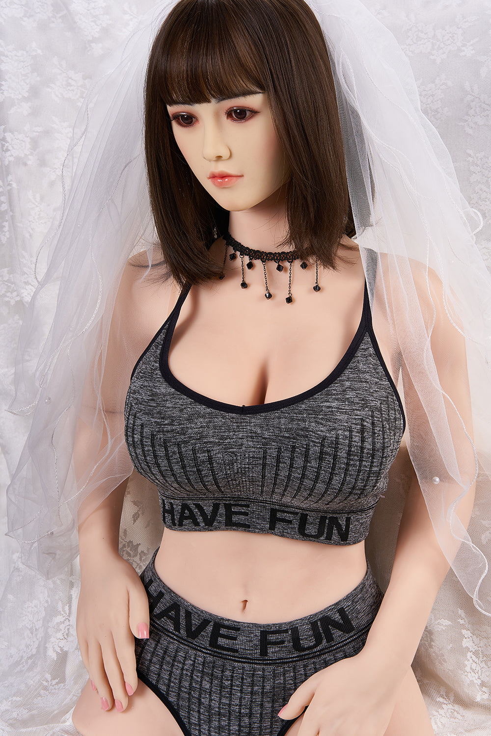 US Stock - Margot Medium Boobs Sex Doll Torso Half Body TPE Torso Doll with Head Natural Skin Realistic Love Doll