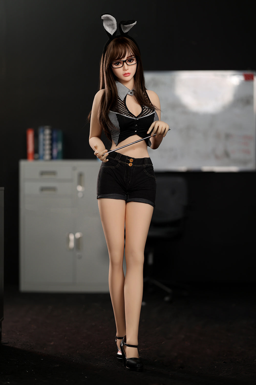 US Stock - Lina 158cm #182 Realistic TPE Sex Doll Natural Skin Office Lady Adult Love Doll (Free 2ND Head)