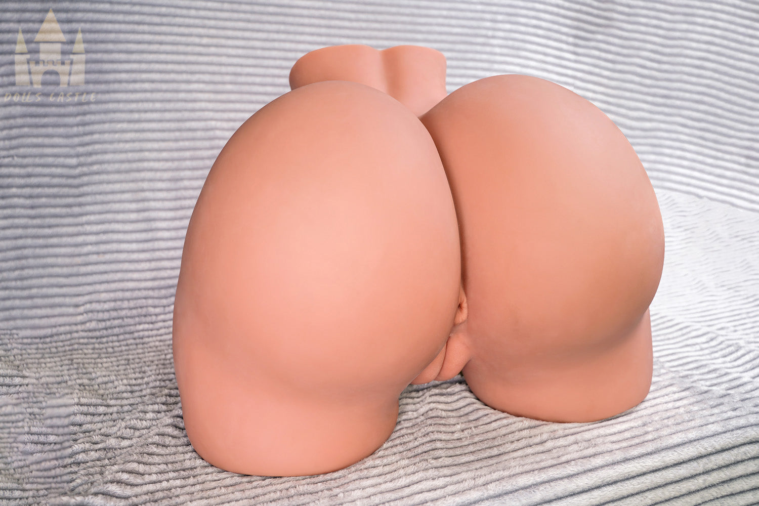 50cm Tanned Skin Ultra Realistic BBW Ass Doll S-TPE Big Butt Sex Doll Torso Big Ass Torso