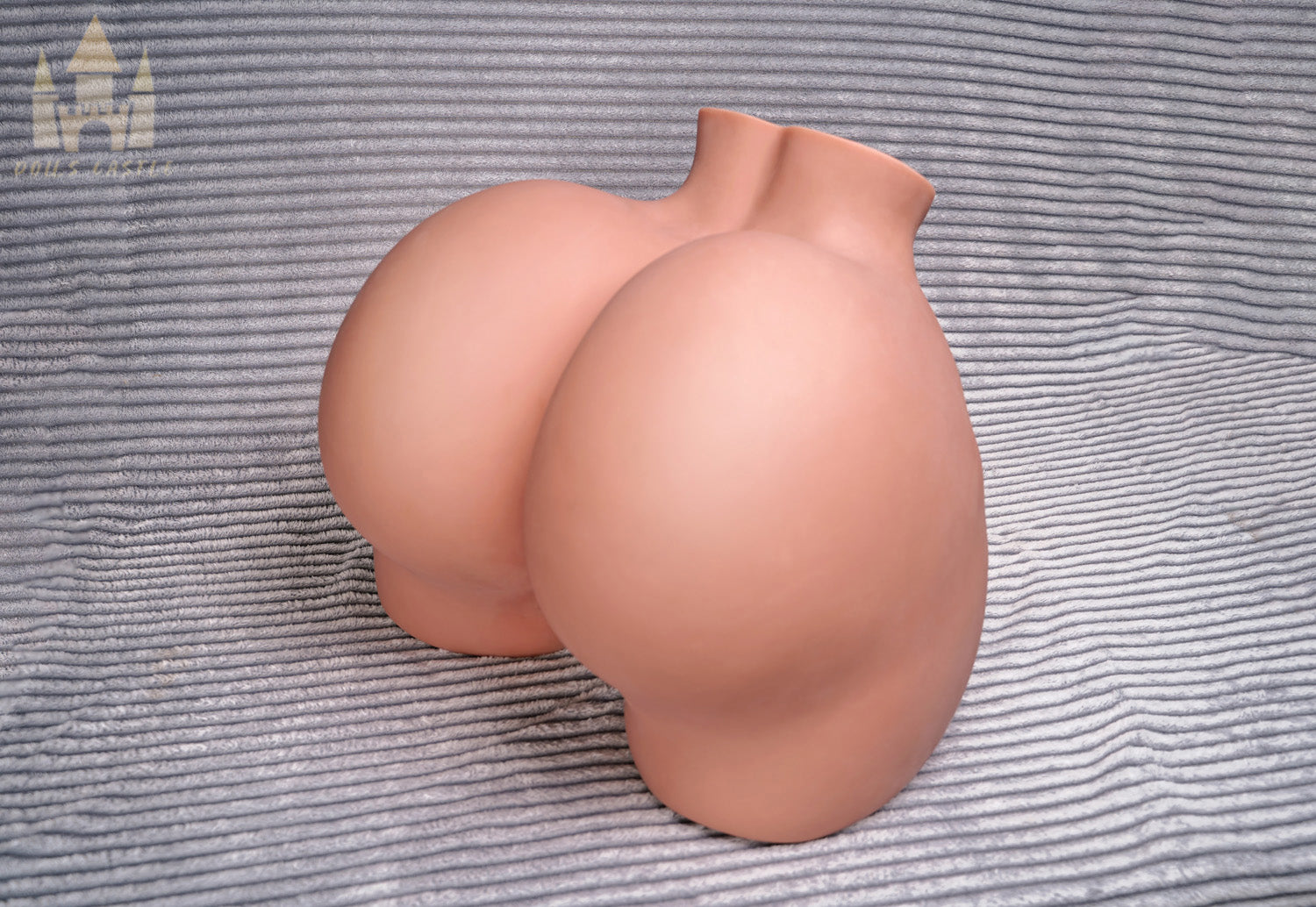 50cm Tanned Skin Ultra Realistic BBW Ass Doll S-TPE Big Butt Sex Doll Torso Big Ass Torso