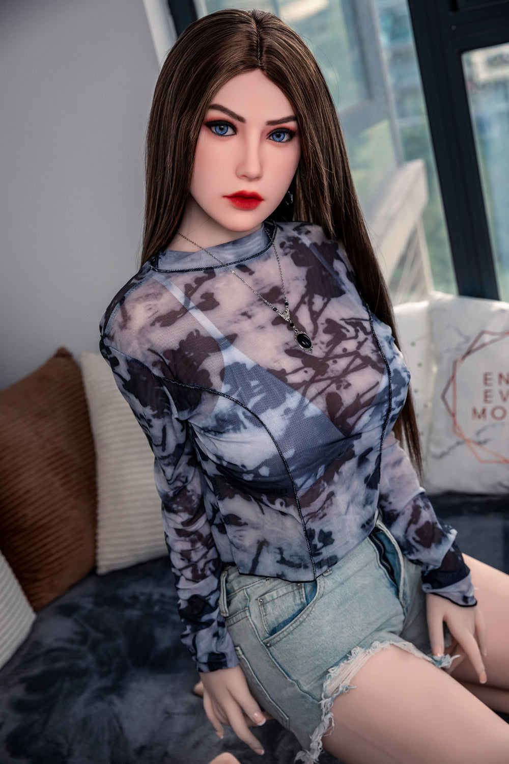 US Stock - Shalina 160cm #C9 Realistic TPE Sex Doll White Skin Big Boobs Adult Love Doll