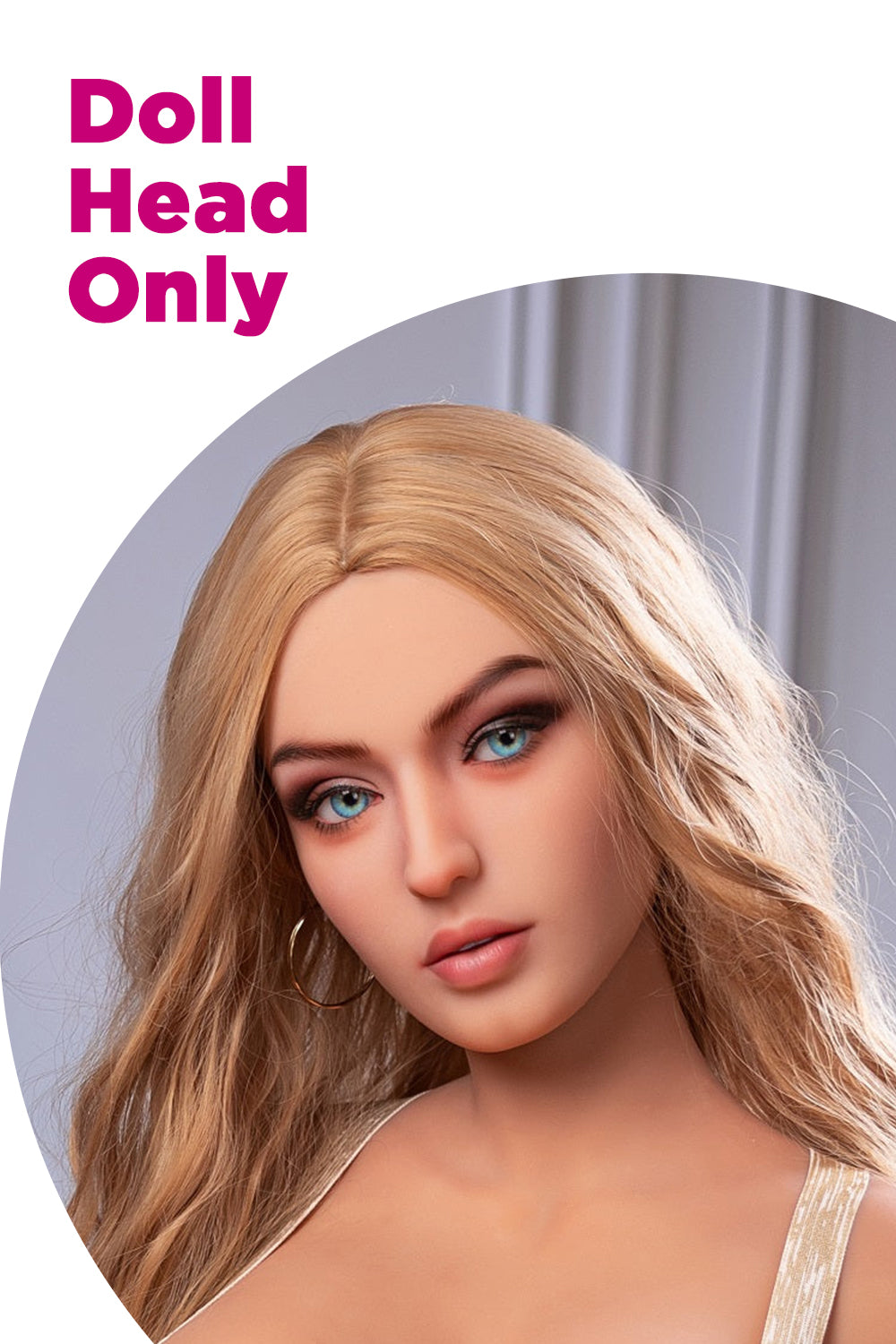 YAMIEE Nia Doll Head Only Unique Design SNK22 TPE Sex Doll Head Only