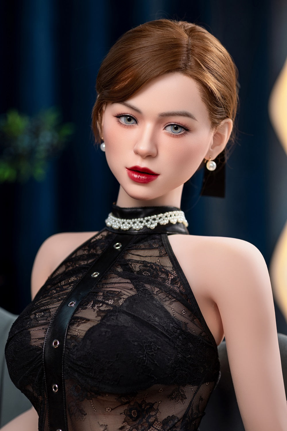 US Stock - YAMIEE Eira 163cm SNK24 Natural Skin Silicone ROS Head Sex Doll TPE Body Oral Sex Love Doll (Free 2ND Head)