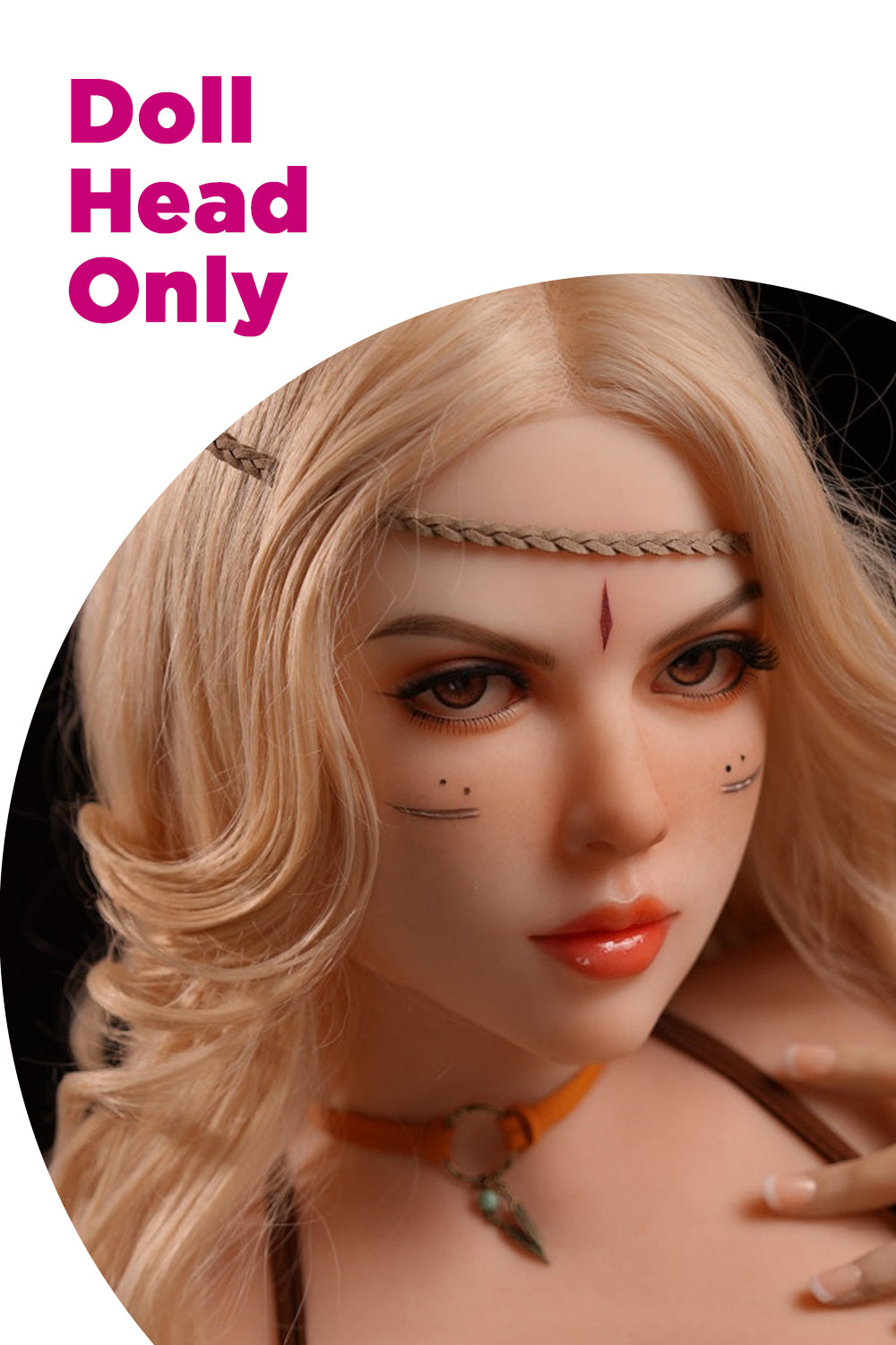 US Stock - YAMIEE Nyla K21 Doll Head Only Unique Design TPE Sex Doll Head Only