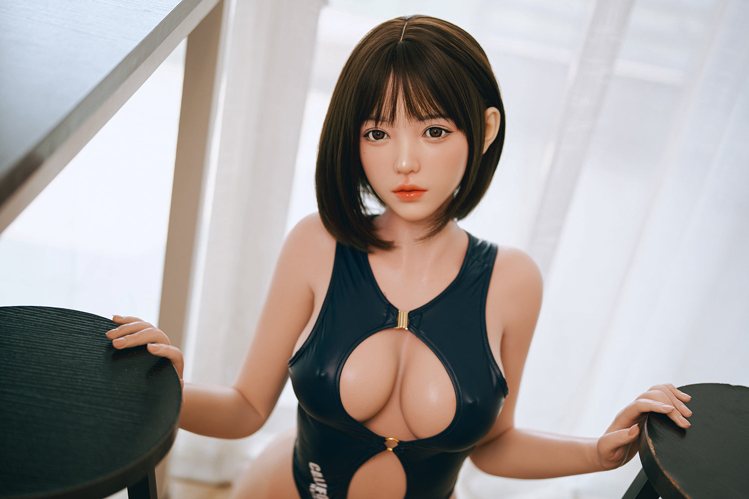 Mireille 160cm #119 Realistic Full Silicone Sex Doll Medium Breasts Silicone Asian Adult Love Doll