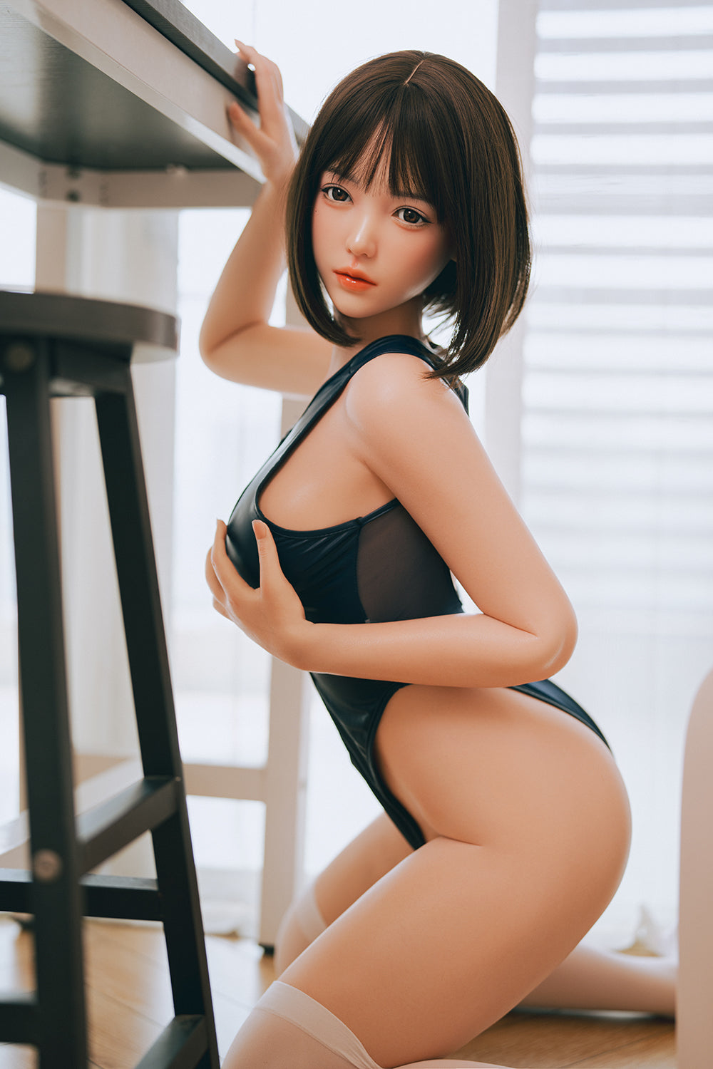 Mireille 160cm #119 Realistic Full Silicone Sex Doll Medium Breasts Silicone Asian Adult Love Doll