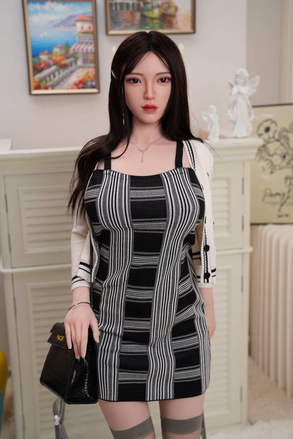 US Stock - Nellie 170cm #C47 Realistic Sex Doll Silicone Head TPE Body Natural Skin Adult Love Doll (Free 2ND Head)