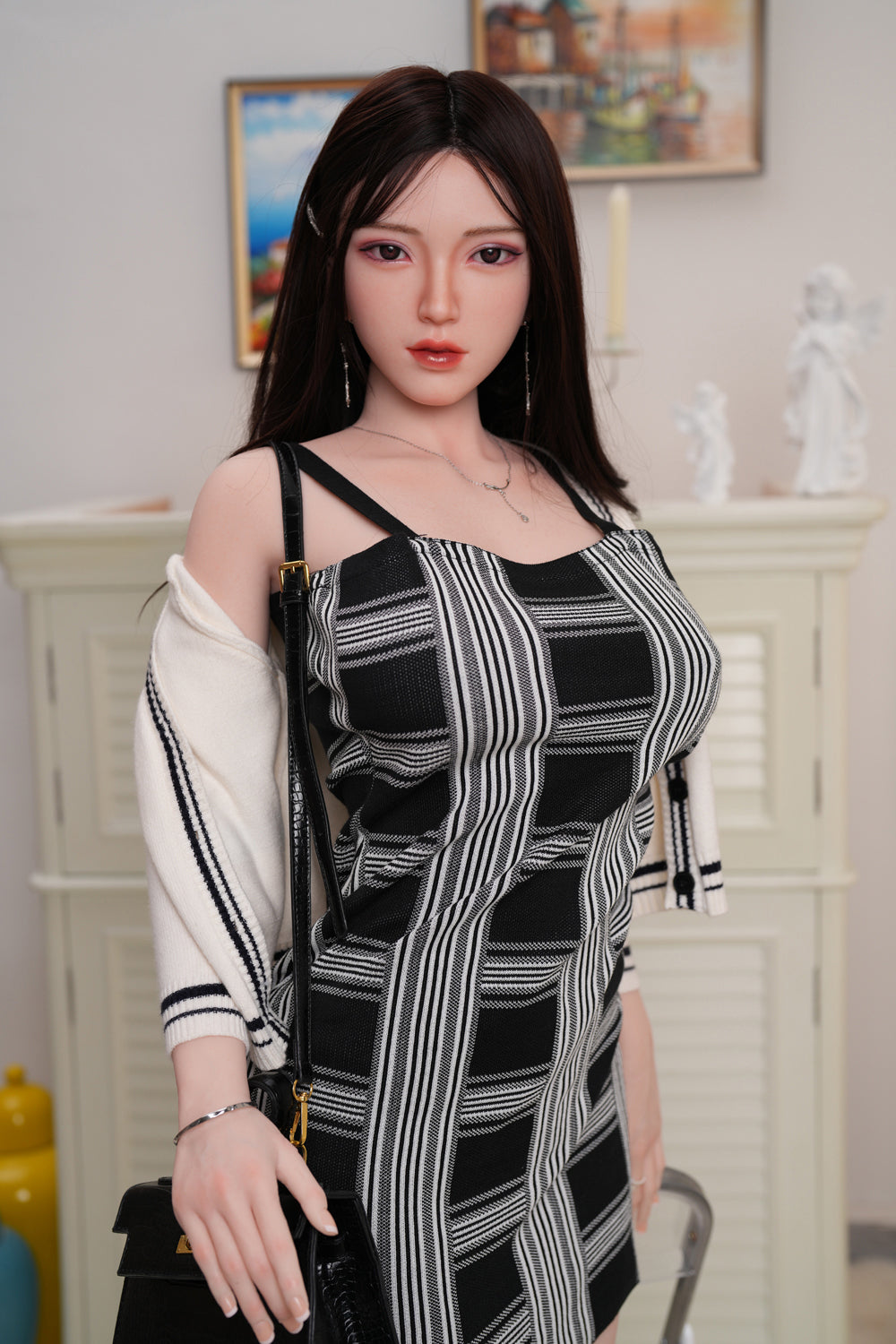 US Stock - Nellie 170cm #C47 Realistic Sex Doll Silicone Head TPE Body Natural Skin Adult Love Doll (Free 2ND Head)