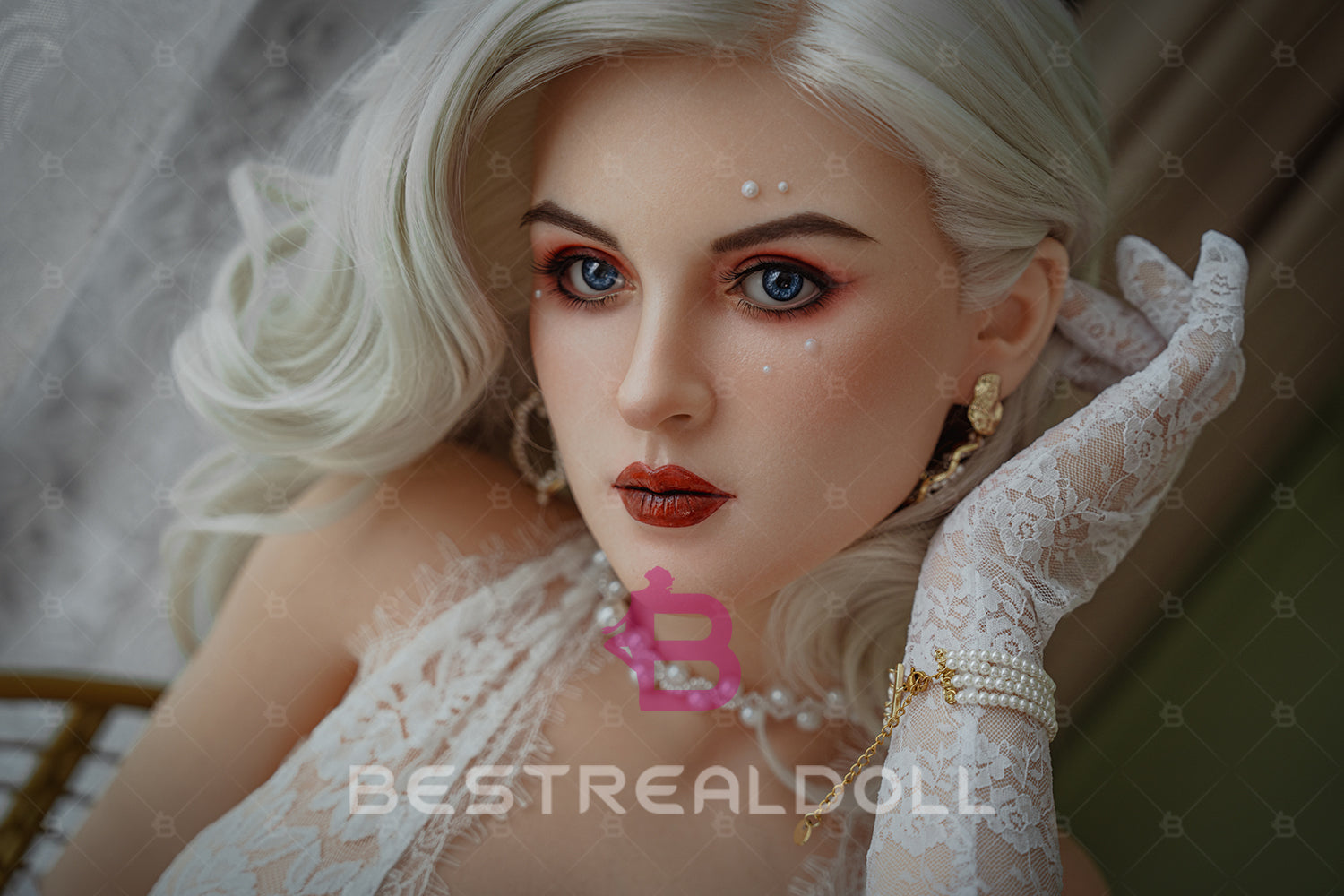 US Stock - YAMIEE Dahlia Unique Design 164cm K32 Silicone Head Sex Doll Realistic TPE Body Adult Love Doll (Free 2ND Head)