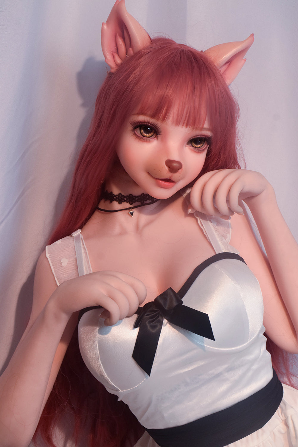 Inujima Haruko 150cm/4ft9 #ZHB003 Full Silicone Anime Sex Doll Adult Love Doll EVO Skeleton