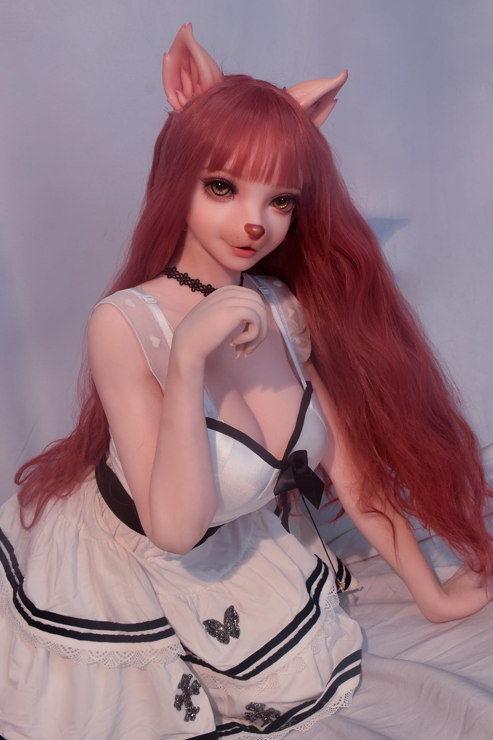 Inujima Haruko 150cm/4ft9 #ZHB003 Full Silicone Anime Sex Doll Adult Love Doll EVO Skeleton