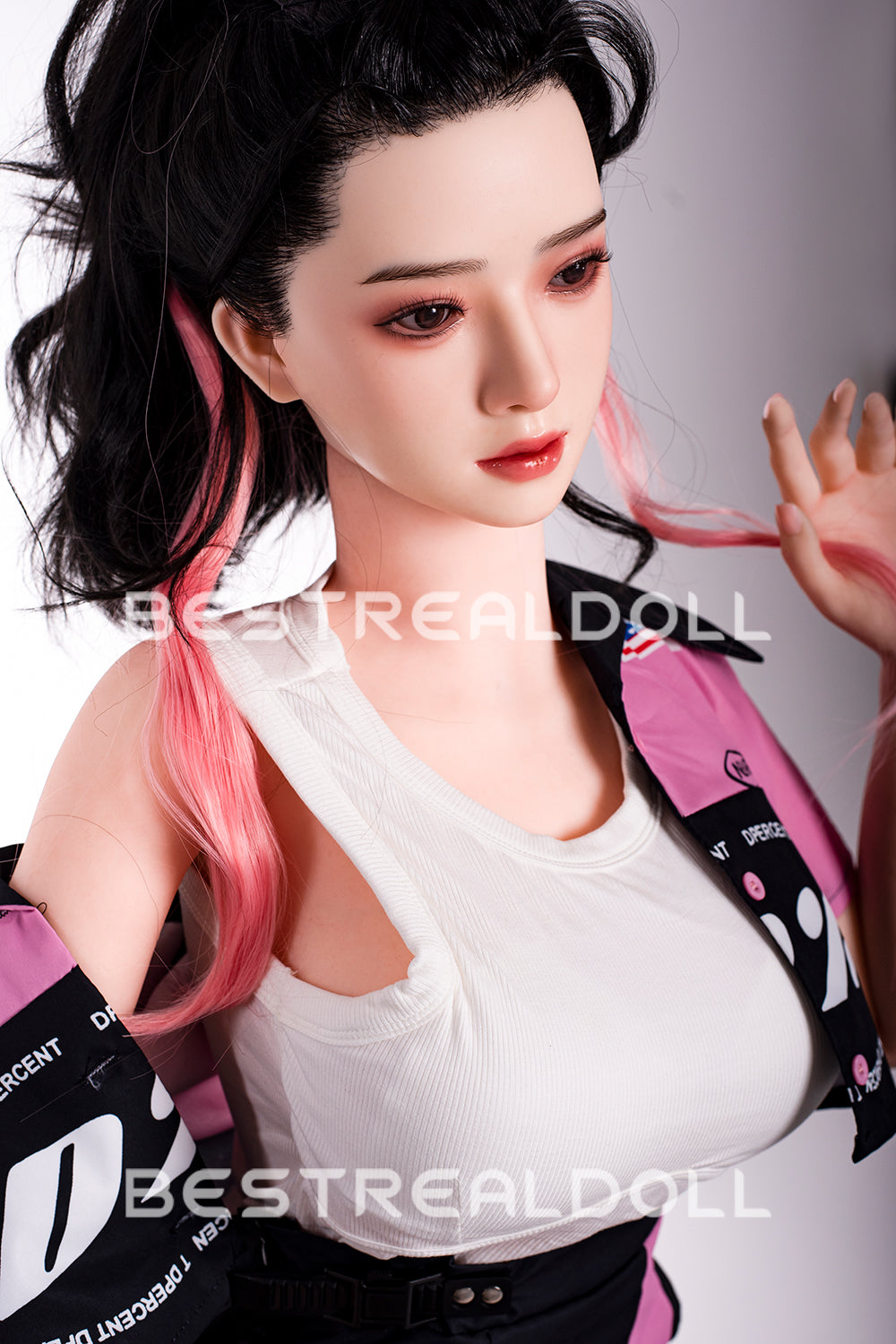 US Stock - RIDMII 163cm Unique Design Muncey Plus Silicone Head App-Controlled Sex Doll TPE Body Medium Boobs Love Doll