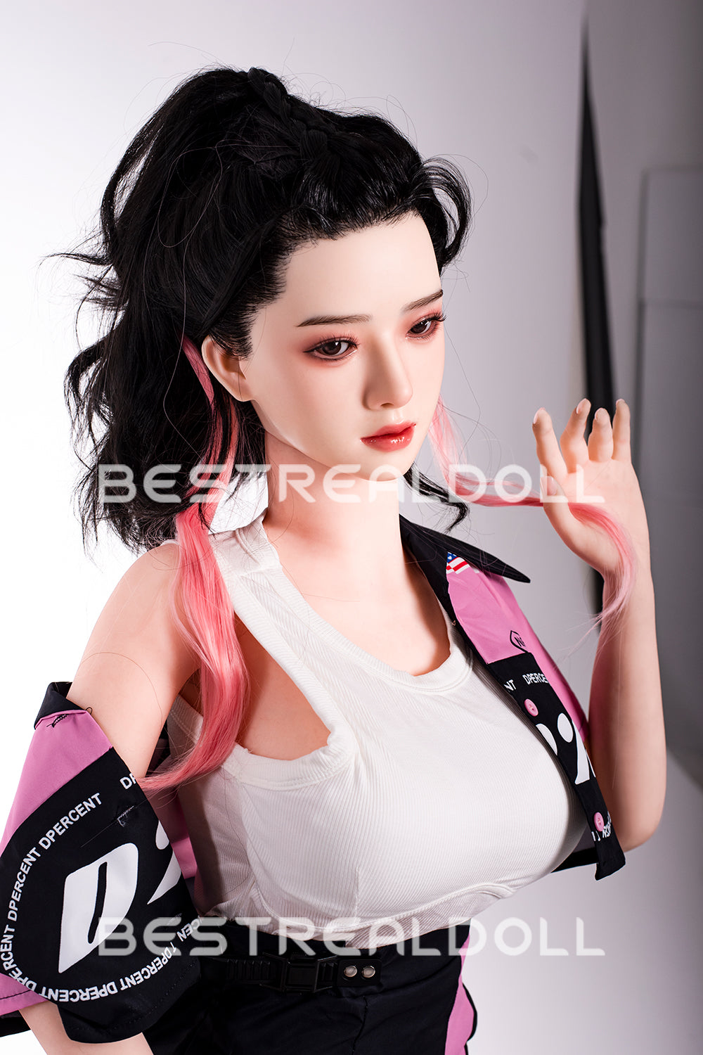 US Stock - RIDMII 163cm Unique Design Muncey Plus Silicone Head App-Controlled Sex Doll TPE Body Medium Boobs Love Doll