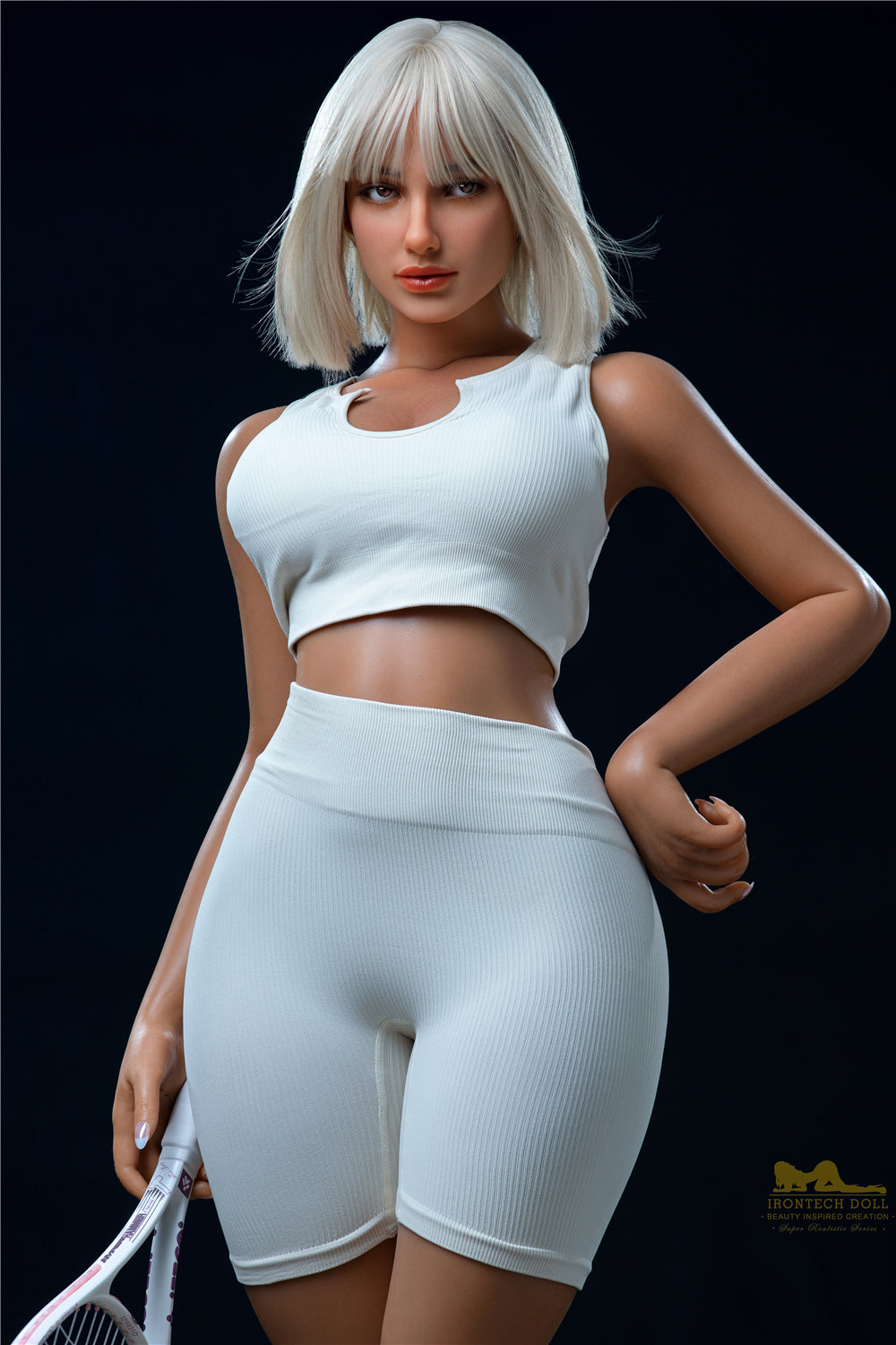 Irontechdoll Sama Plus 164cm S17 Full Silicone Love Doll Tanned Skin Realistic Adult Sex Doll