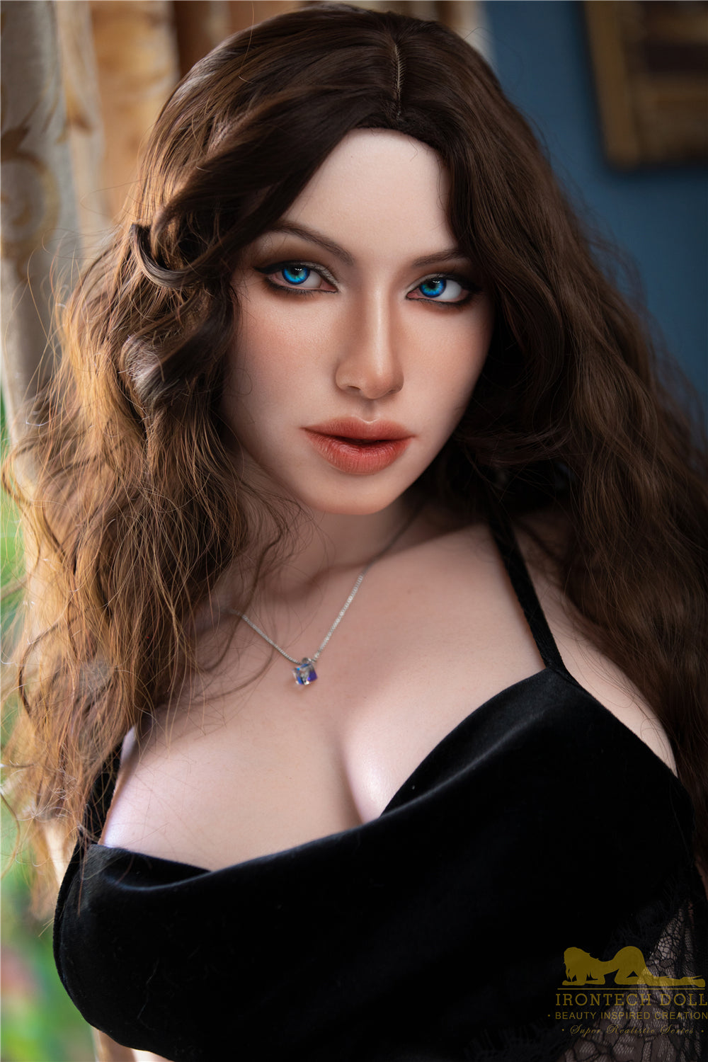 Irontechdoll Delphine 166cm S28 Full Silicone Sex Doll Natural Skin Silicone Love Doll Big Boobs