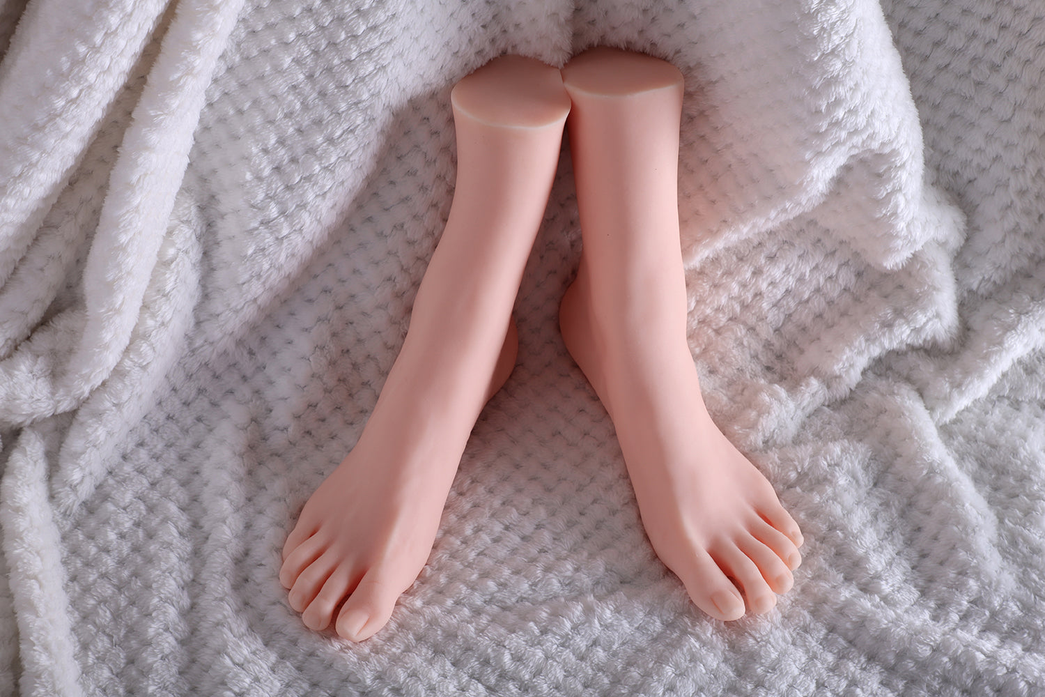 US Stock - Foot Fetish Toy Realistic TPE Foot Fetishism Adult Sex Toy without Vagina