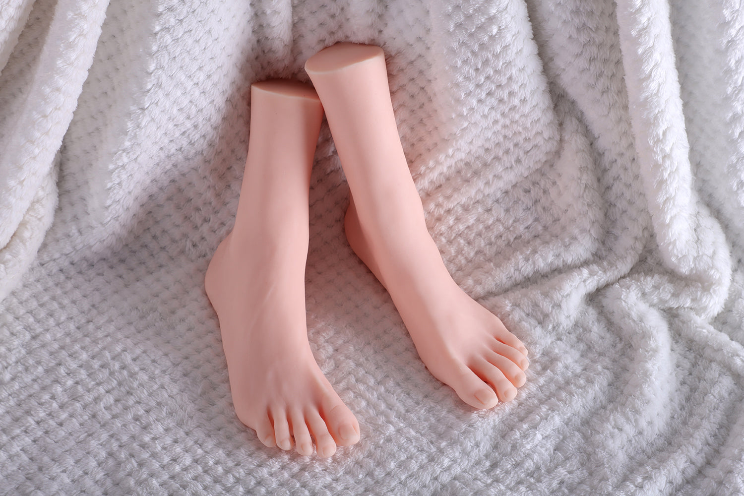 US Stock - Foot Fetish Toy Realistic TPE Foot Fetishism Adult Sex Toy without Vagina