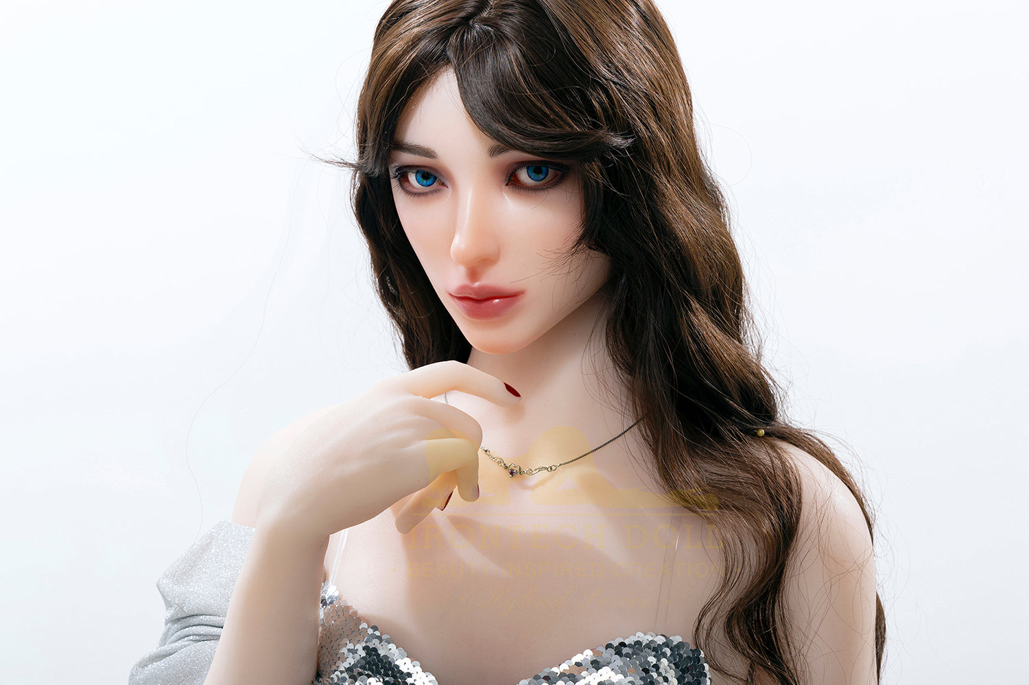 Irontechdoll Sawyer 162cm S47 Silicone Head Sex Doll White Skin TPE Body Adult Love Doll