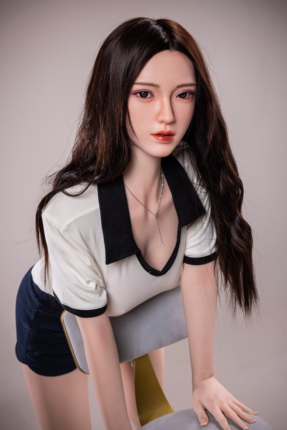 US Stock - Nellie Plus 170cm #C47 Realistic Silicone Head Sex Doll TPE Body Adult Love Doll (Free 2ND Head)