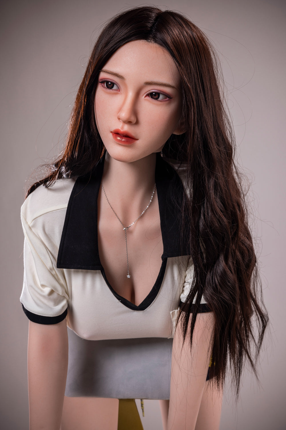 US Stock - Nellie Plus 170cm #C47 Realistic Silicone Head Sex Doll TPE Body Adult Love Doll (Free 2ND Head)