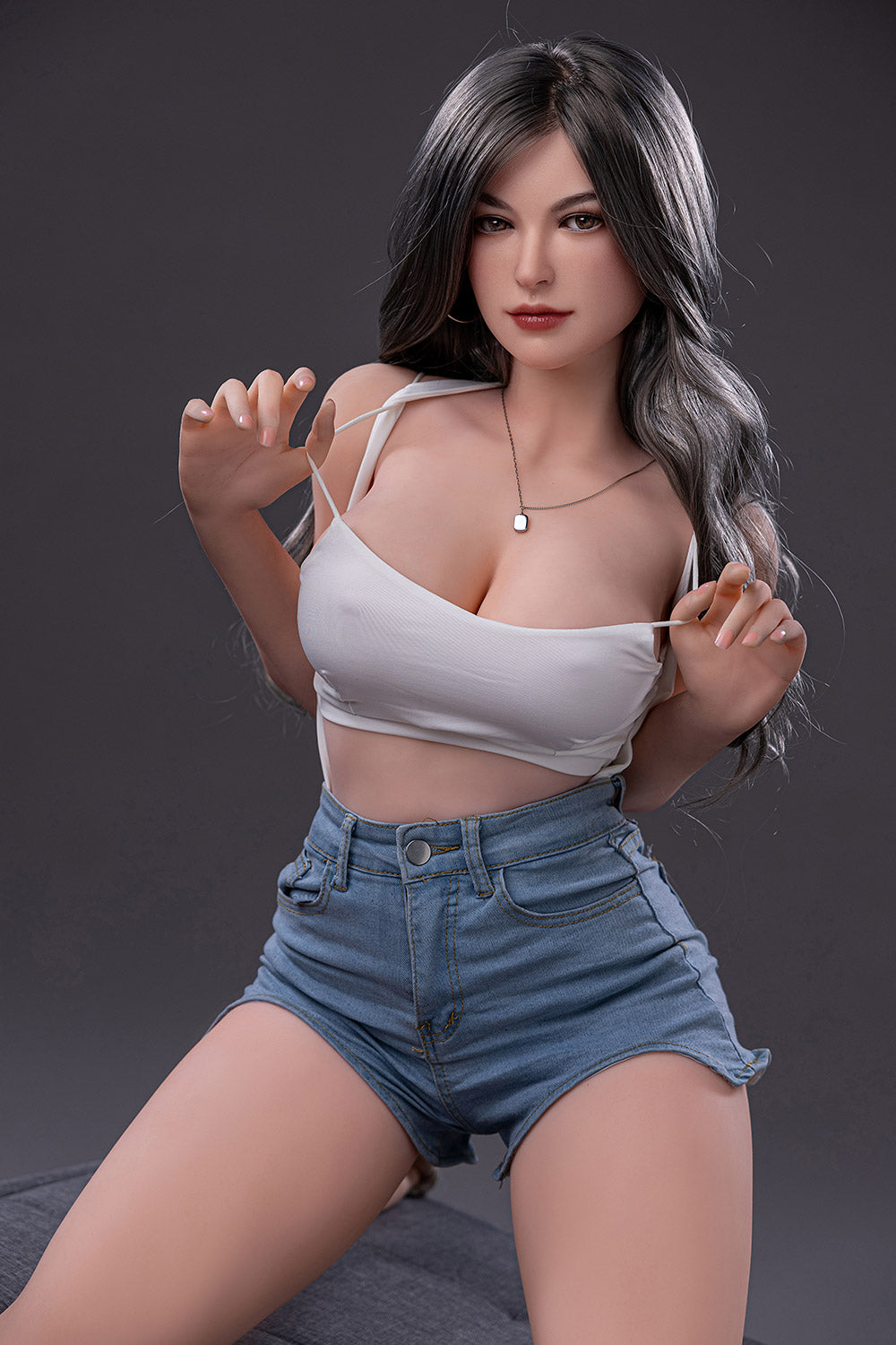 US Stock - RIDMII Unique Design 163cm Karyn App-Controlled Sex Dolls Silicone Head TPE Body Realistic Love Doll