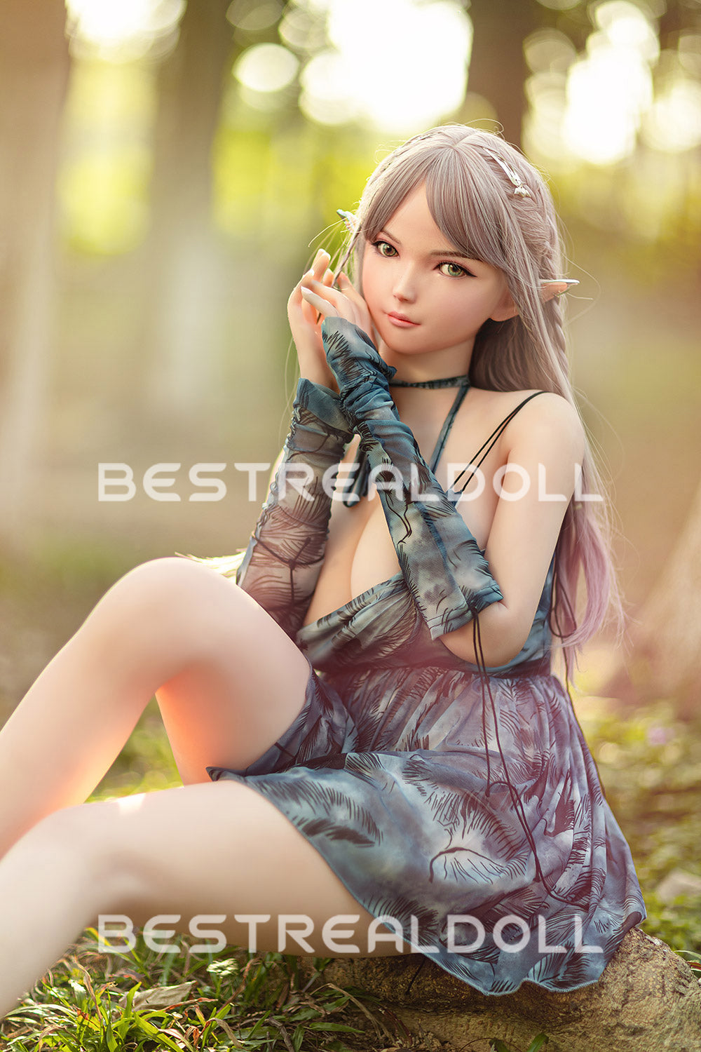 US Stock - RIDMII Aggie Unique Design 163cm Genie Sex Doll Silicone Head Elf Medium Breasts App-Controlled Love Doll