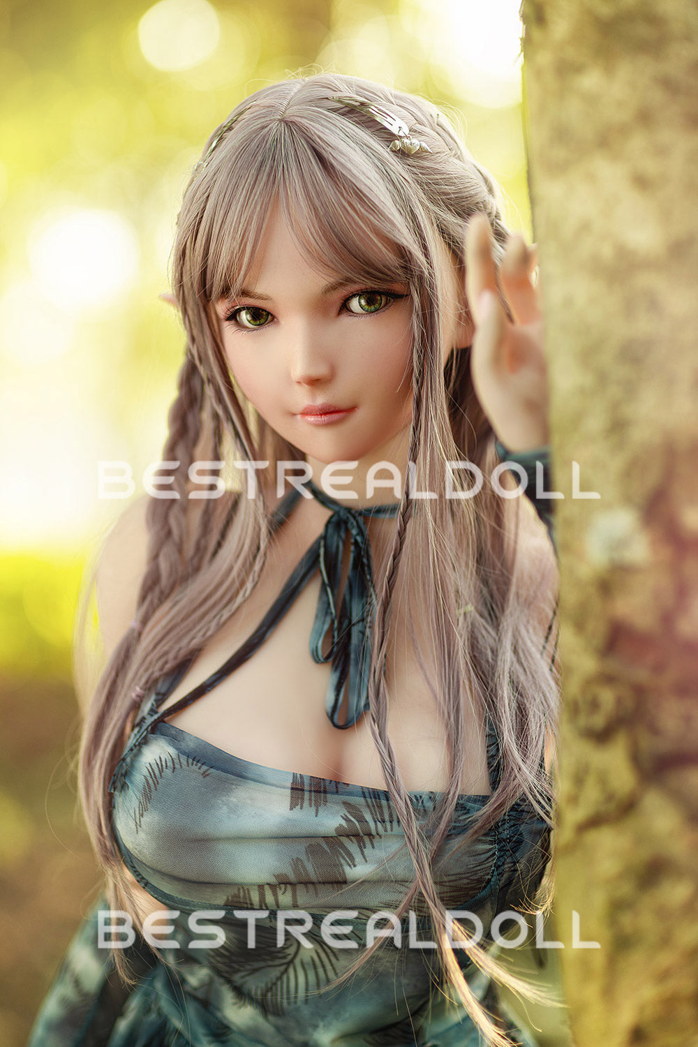 US Stock - RIDMII Aggie Unique Design 163cm Genie Sex Doll Silicone Head Elf Medium Breasts App-Controlled Love Doll