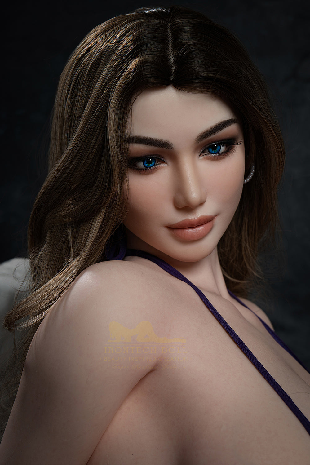 Irontechdoll Elly Plus 160cm S13 Full Silicone Sex Doll Realistic Huge Boobs BBW Silicone Adult Love Doll