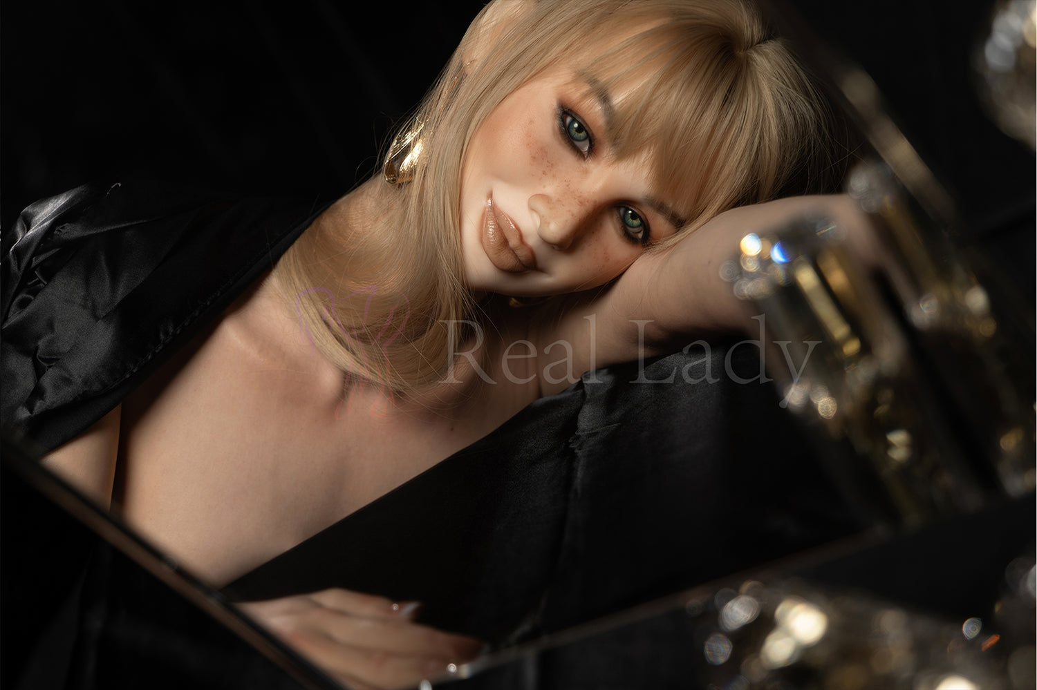 Real Lady Evangeline 162cm R2 Full Silicone Sex Doll Big Breasts Silicone Adult Love Doll