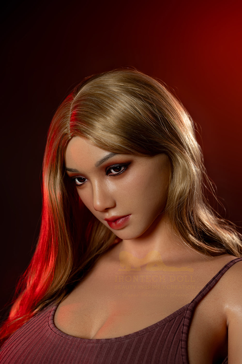 Irontechdoll Bexie 160cm S30 Realistic Full Silicone Sex Doll Tanned Skin Sexy Lady Adult Love Doll
